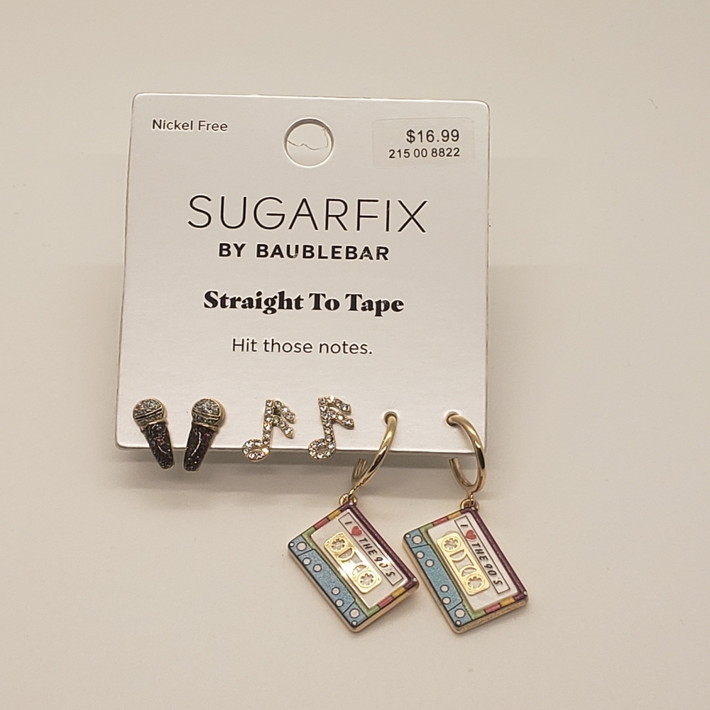 Sugarfix by BaubleBar Earrings & Ring Jewelry Lot - Picture 11 of 14